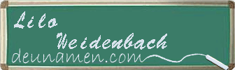 Lilo Weidenbach Visitenkarte